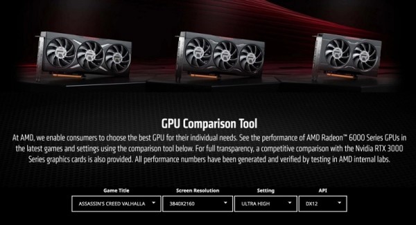 AMD GPU Comparison Tool čini se koristan alat