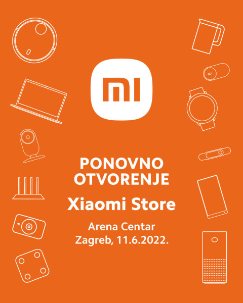 U subotu, 11. lipnja, otvara se redizajnirani Xiaomi Store u Arena Centru u Zagrebu