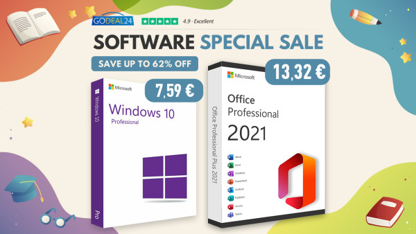 Godeal24 – kupite originalnu Office 2021licencu već od 13,32 € i Windowse 10 od 7,59 €