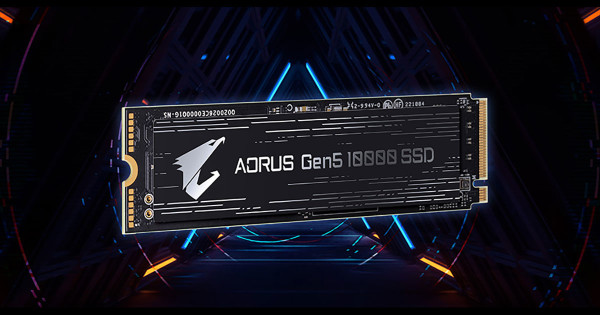 GIGABYTE lansira AORUS Gen5 10000 SSD (1)
