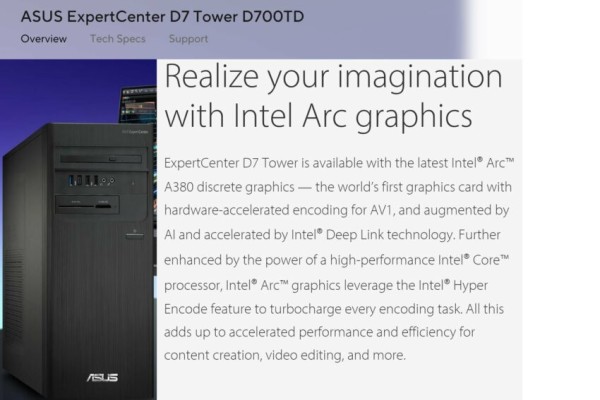 Intel Arc grafička kartica konačno  ulazi u brand računala_1