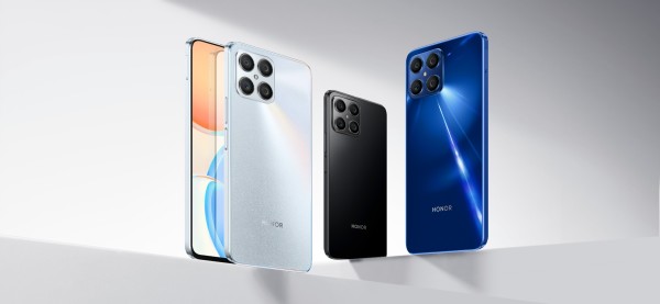 HONOR X8_Silver + Black + Blue - 2340 x 1080