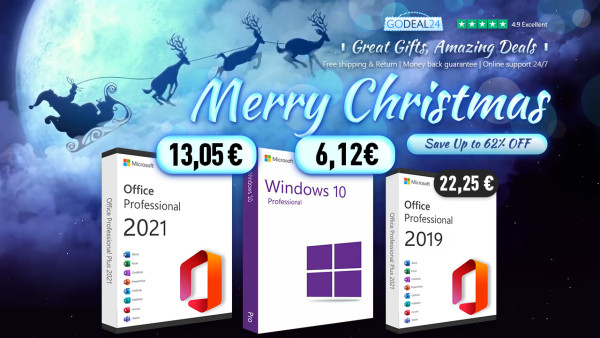 Windows 8.1 korisnici nadogradite odmah na Windowse 10 ili 11! Kupite originalne Windowse 10 i Office već od 6,12 € na božićnoj Godeal24 rasprodaji!