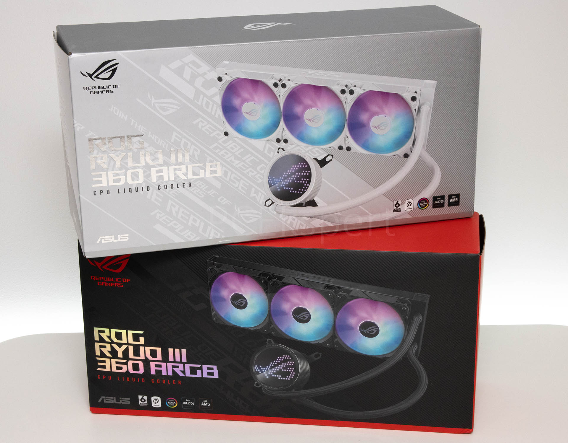 ASUS ROG Ryuo III 360 ARGB Black & White recenzija