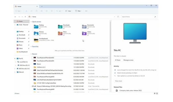 Procurio novi dizajn Windows 11 File Explorera_1