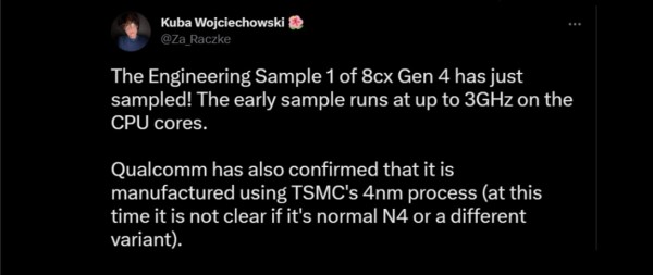 Prvi uzorci  Snapdragon 8cx Gen4  prolaze testiranje_1