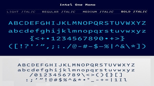 Intel objavio   One  novi jednostruki font