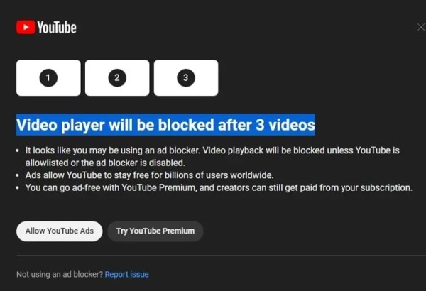 YouTube testira novi mehanizam pravila o blokiranju oglasa_2