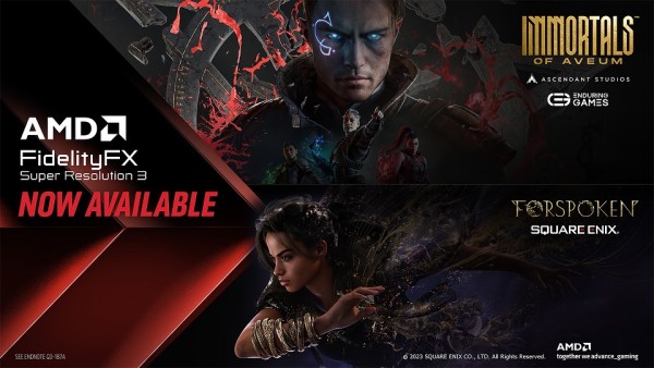 AMD FidelityFX Super Resolution 3 lansira u Forespoken i Immortals of Aveum