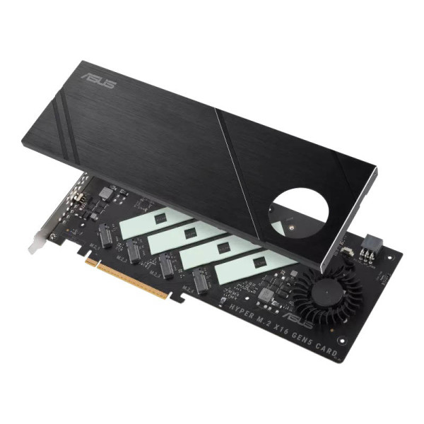 ASUS objavljuje Hyper M.2 x16 Gen5 karticu koja  može primiti četiri PCIe 5.0 SSD-a (4)