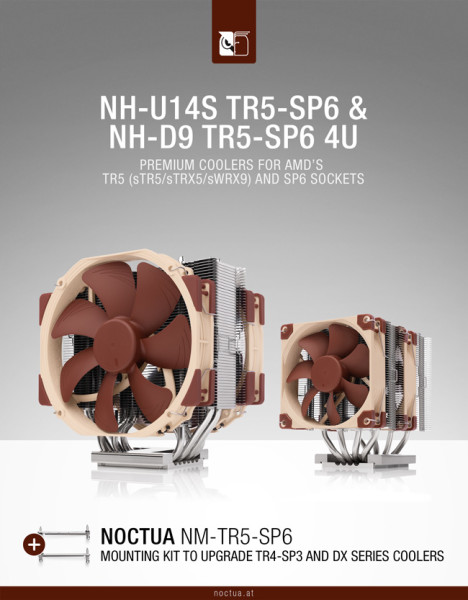 Noctua najavila hladnjake za nove Threadripper i Epyc procesore