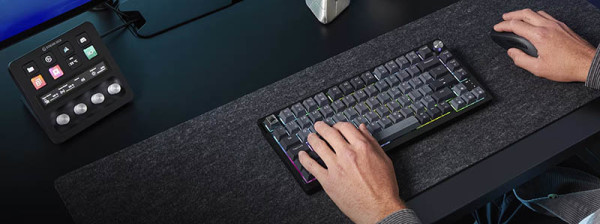 Corsair K65 PLUS WIRELESS 75% prilagodljiva mehanička tipkovnica