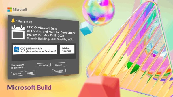 Konferencija Microsoft Build 2024 održat će se od 21. do 23. svibnja