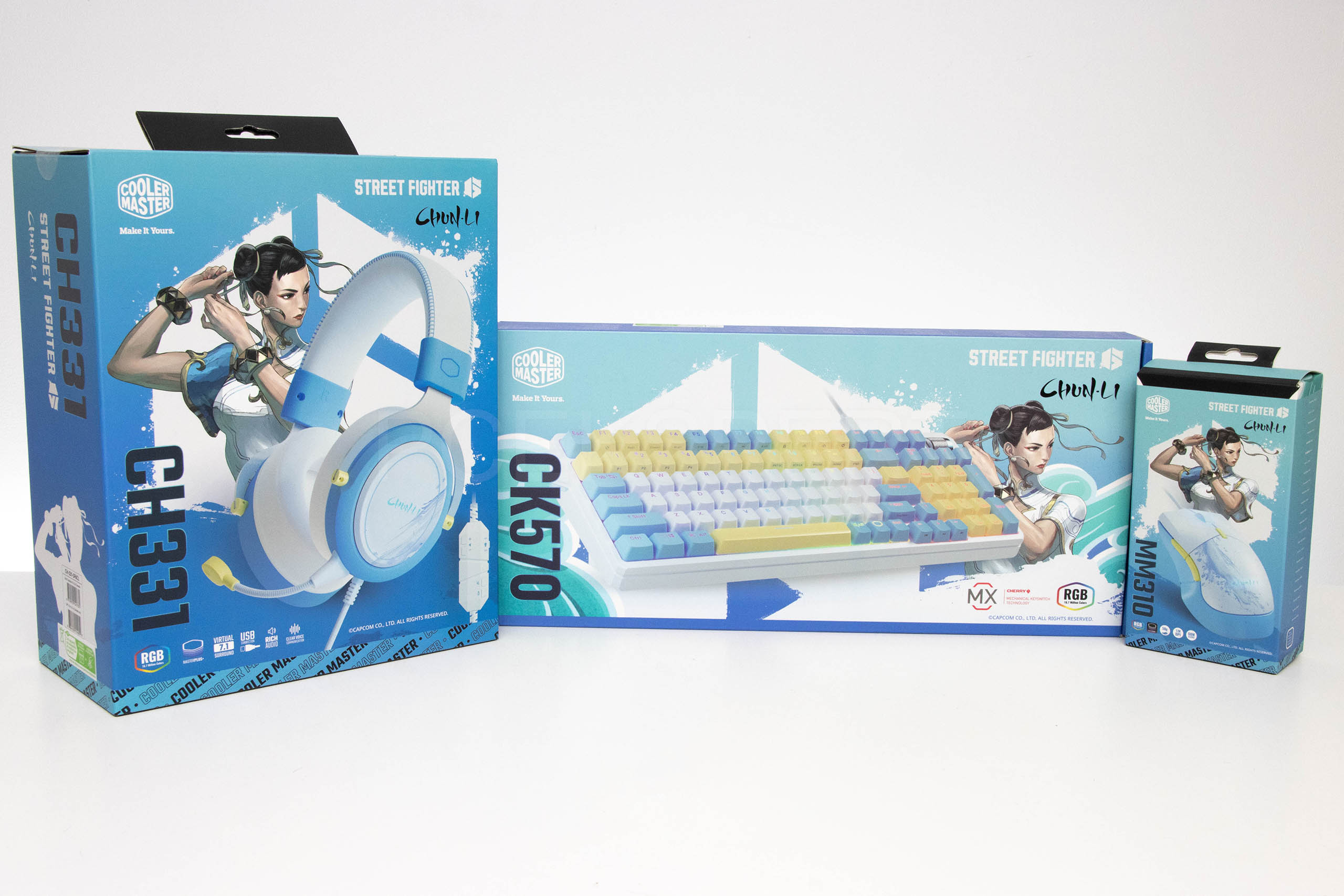 Cooler Master CK570, MM310 & CH331 Street Fighter 6 Chun-Li recenzija