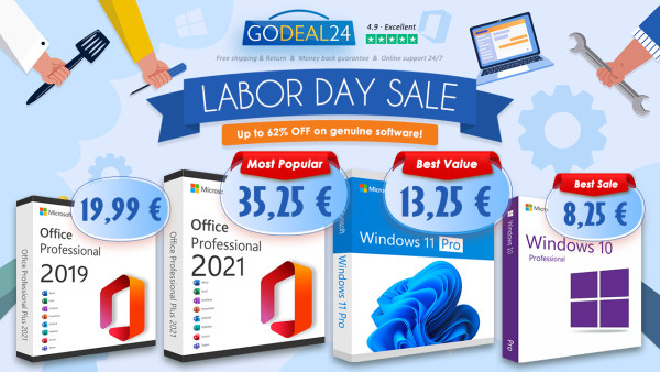 Doživotna licenca Officea 2021 Pro za samo 35,25 €! Omogućite svom računalu zasluženu nadogradnju!