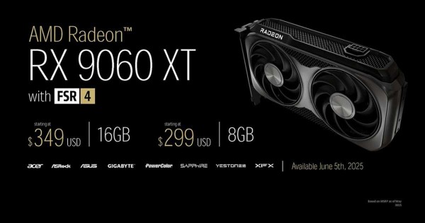 AMD odgovara na priču oko RX 9060 XT i “samo” 8 GB memorije: Većina nas i dalje igra u 1080p, kažu
