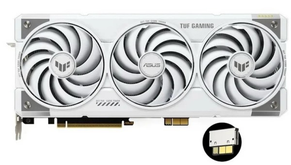 Asus predstavio bijelu TUF RTX 5070 Ti BTF grafičku karticu s alternativnim odvojivim konektorom za napajanje