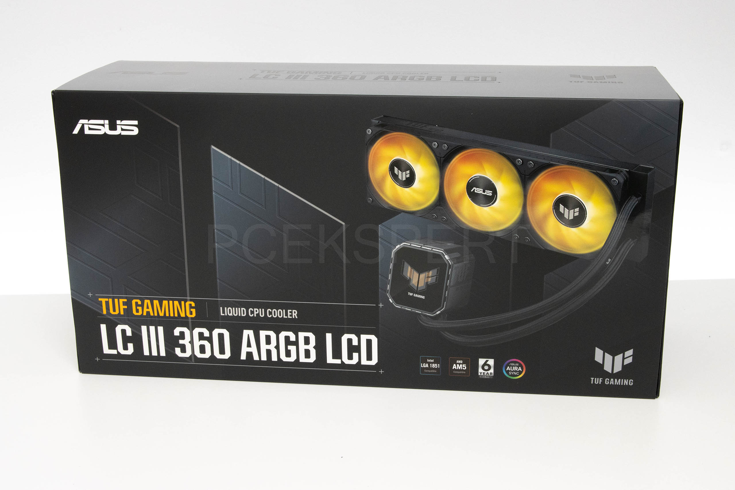 ASUS TUF Gaming LC III 360 ARGB LCD recenzija