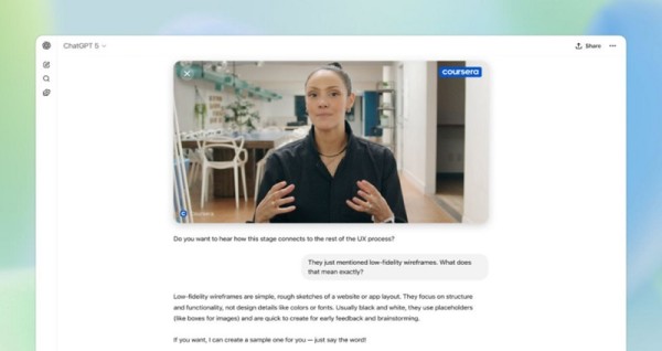 Coursera na ChatGPT-u