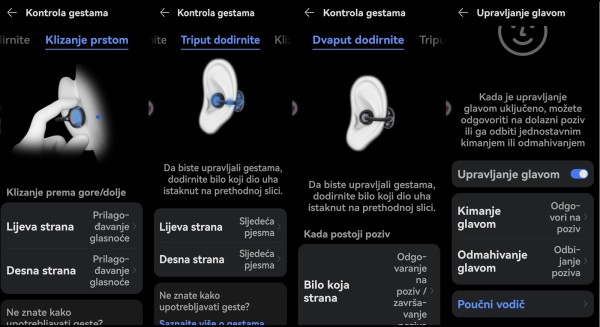 Huawei FreeClip 2 _kontrola gestama
